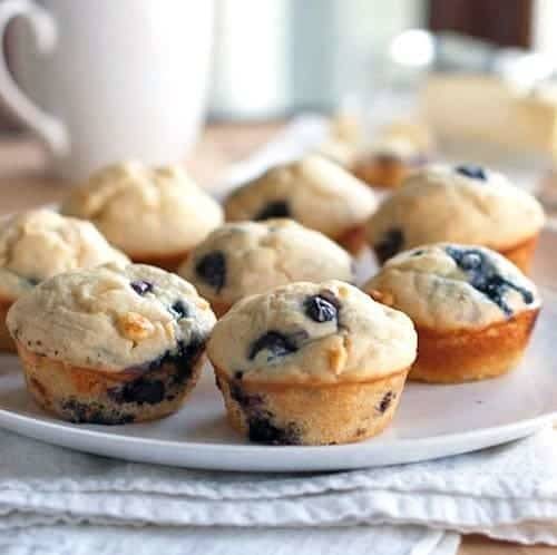 A picture of White Chocolate Blueberry Muffins