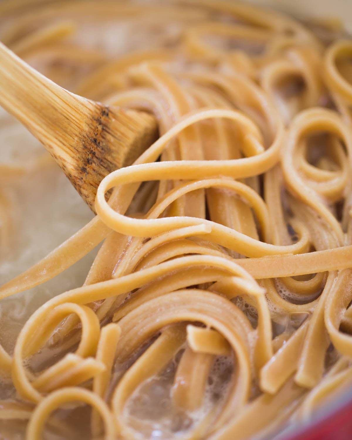 Whole wheat noodles.